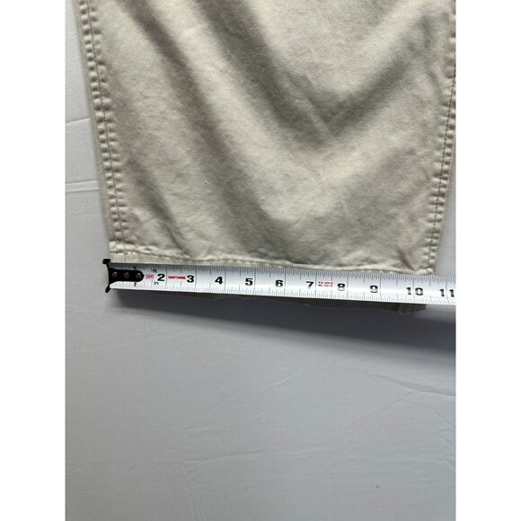 Abercrombie Kids Youth 16 Wide Leg Cotton Drawstring Pants Beige (Women 32) - Picture 5 of 11